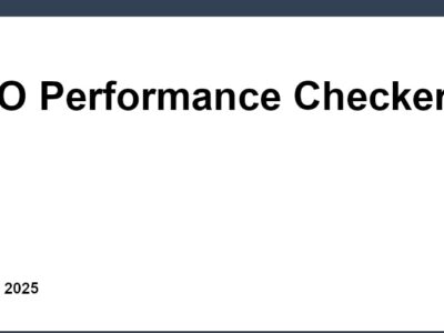 SEO Performance Checker